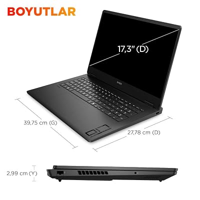 HP Omen | NVIDIA GeForce RTX™ 5060 8GB | 17 inç 48-144 Hz, IPS Ekran | AMD Ryzen™ AI 7 350 | 24 GB DDR5 | 1 TB PCIe® NVMe™ M.2 SSD | FreeDOS | Gaming Laptop | C2EZ3EA
