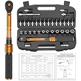 ss shovan 1/4 Torque Wrench with 72-Tooth Click Type, Inch Pound Torque Wrench with...