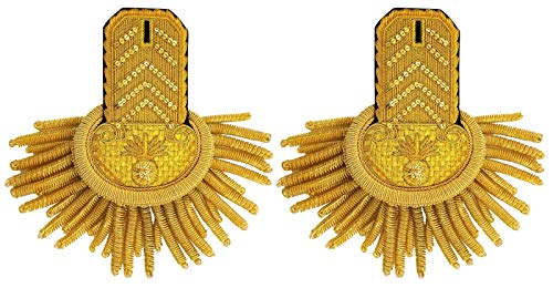 Épaulettes de Napoléon en lingot de style empire faites main