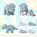 IKASA Triceratops Dinosaur Stuffed Animal Mom and Baby Plush, Cute 18