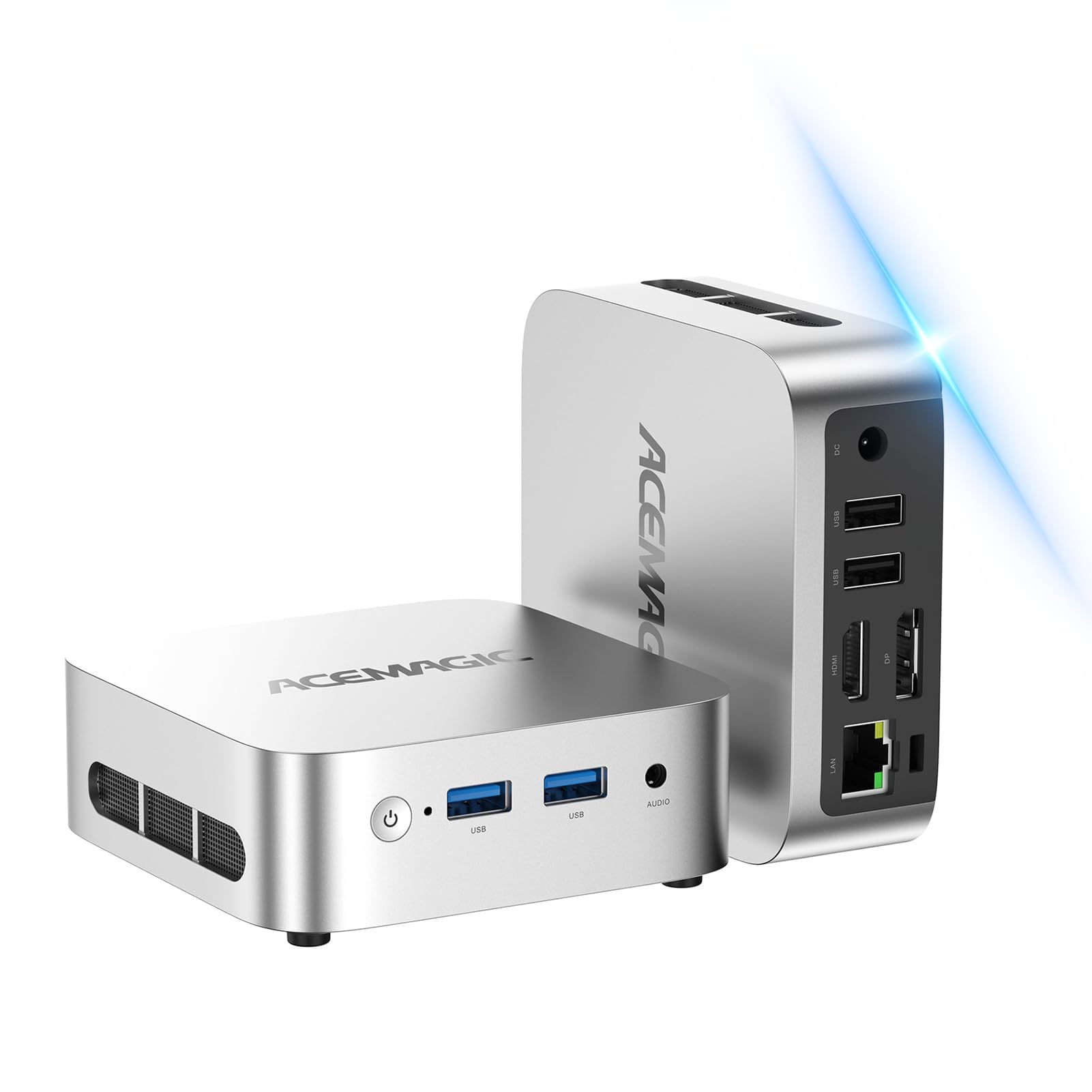 ACEMAGIC Mini Pc 11 Pro, Processor N97 (Beat N100/N95/N150) up to 3.6 GHz Mini Computers, 16GB DDR4 512GB SSD, 4K Dual Display WiFi BT VESA Micro Small Pc for Business and Home, Mini Desktop