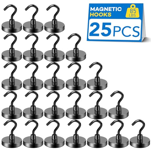 Image of LOVIMAG Magnetic Hooks for Cruise Essentials 2026 Cabins Door 25 Pack-85LBS