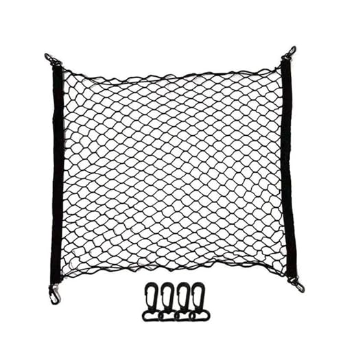 Filet de voiture filet de rangement coffre arrière en nylon élastique 120x70