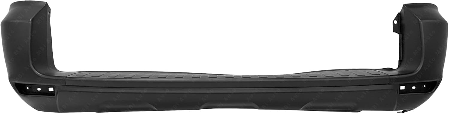 MBI AUTO - Primered, Rear Bumper Cover for 2009 2010 2011 2012 Toyota Rav4 w/Gate-Mounted Spare 09-12, TO1100270