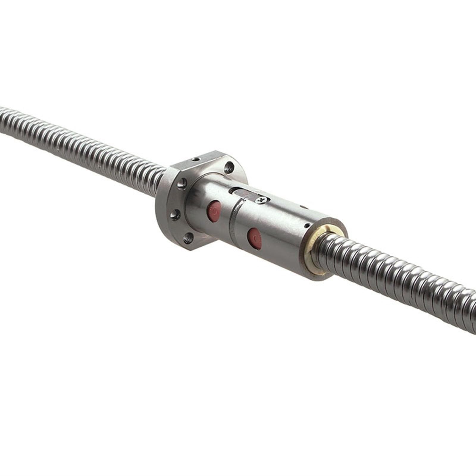 Zestaw śrub kulowych, C7 DFU2505 Walcowana śruba kulowa Podwójna nakrętka bez końca Gwint RH 25x5 mm 100-1000(100mm)