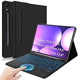 [Protection maximale pour tablette] : fabriqué avec un extérieur en cuir synthétique de qualité supérieure, une fermeture magnétique pliable et un étui intérieur en plastique durable. La coque intérieure souple protège votre tablette contre les chutes et les rayures. C'est votre excellent choix pour le travail, le bureau, l'école et les voyages.