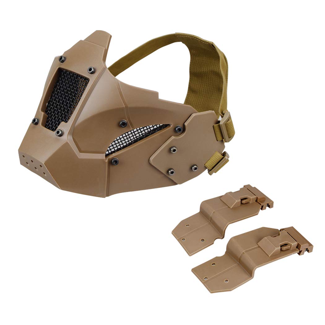 Demi-masque maille métallique RD Hunting | La Planque Airsoft - la