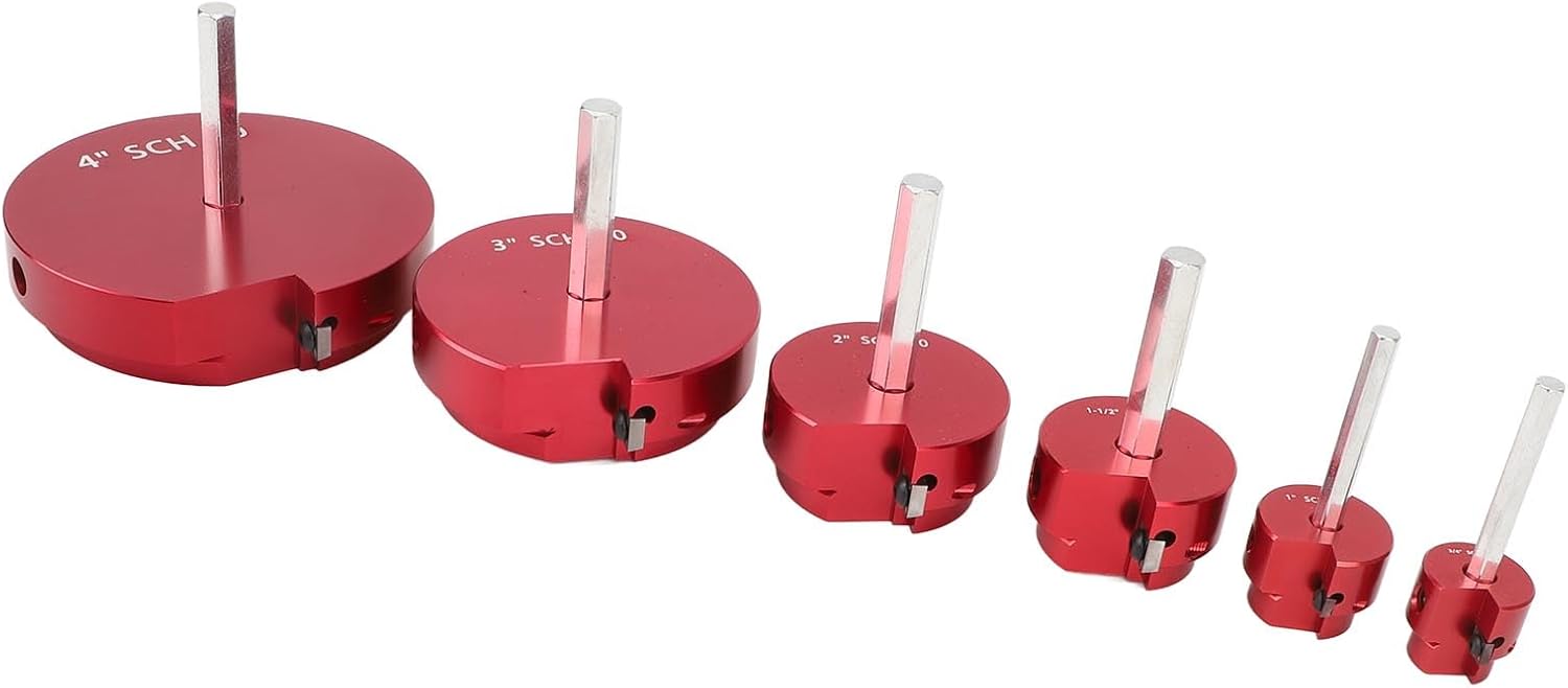 PPR Plastic Pipe Fitting Reamer Tool, 04529 Model for PPR75 to PPR400, Carbide Cutter for PVC CPVC ABS Fittings – Fits Standard 1 2in Drill