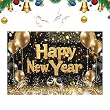 Matériau fiable : fabriquée à partir de polyester robuste et réutilisable, la bannière Happy New Year offre une qualité constante au fil du temps, permettant aux utilisateurs de décorer en toute confiance pour les célébrations récurrentes sans se soucier de l'usure ou des dommages