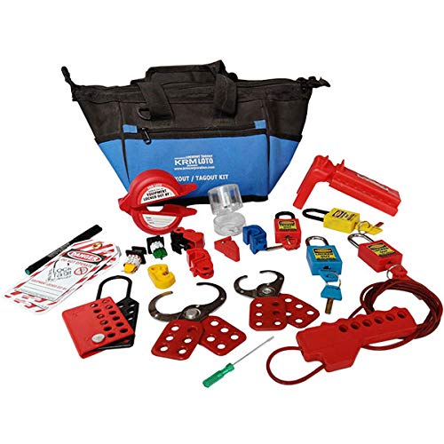 KRM Loto OSHA Lockout TAGOUT Electrical Maintenance Bag KIT 8087