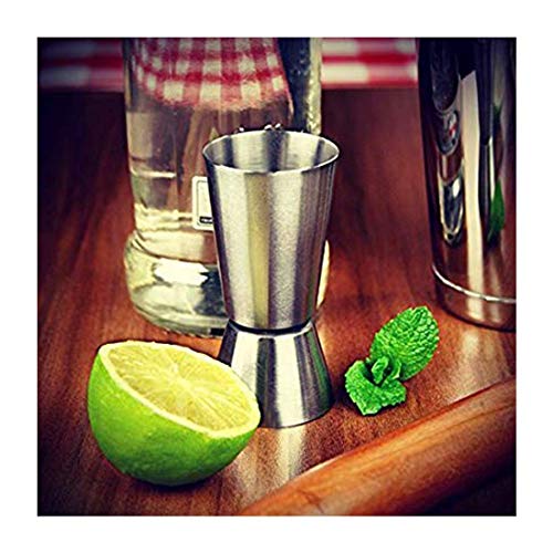 Image of Birdbrid Peg Measure with Pourer, Stainless Steel 30ml Liquor Peg Measurer with Bottle Pour Spout, Bar Tool for Spirits, Whiskey, Vodka, Alcohol, Leak-Proof, Easy Pouring (Jigger Pourer)