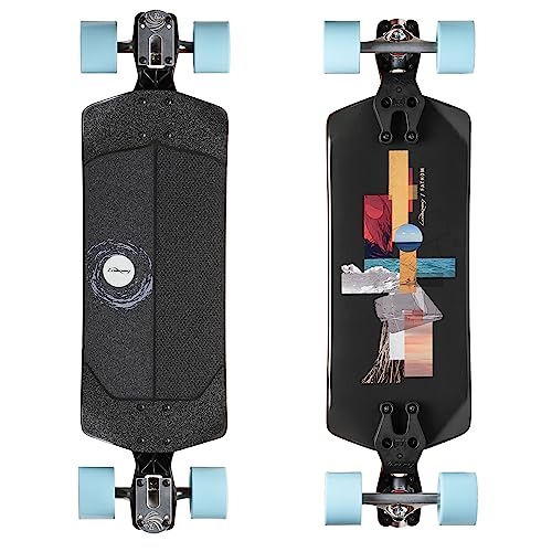 Loaded Boards Fathom Longboard Skateboard komplett (85 mm Caguama 77a Rollen, Paris 150 50° Trucks)