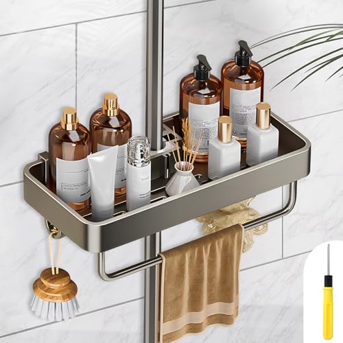 Duschablage Ohne Bohren, Aluminium Rostfreie Badezimmer Organizer mit...