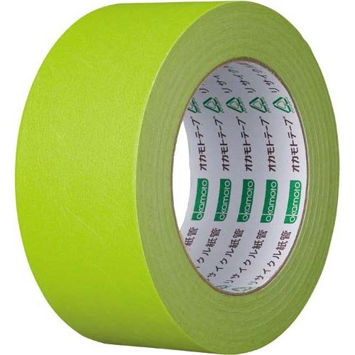 okamoto クラフトテープ No.224WC 50巻 グリーン オカモト カラークラフトテープ 224WC 緑 50巻 ＃224WC Green×50