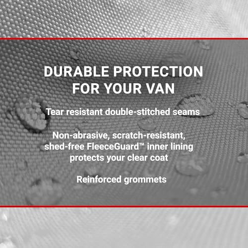 Image of Platinum Shield Outdoor Van Cover Waterproof All Weather Size MZ07 Cover for Commercial Vans & Cargo Vehicles, Scratch Resistant Outdoor Protection, Full Exterior Covers for All Seasons
