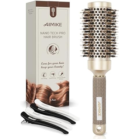 AIMIKE Nano Ceramic Ionic Round Hair Brush Cover