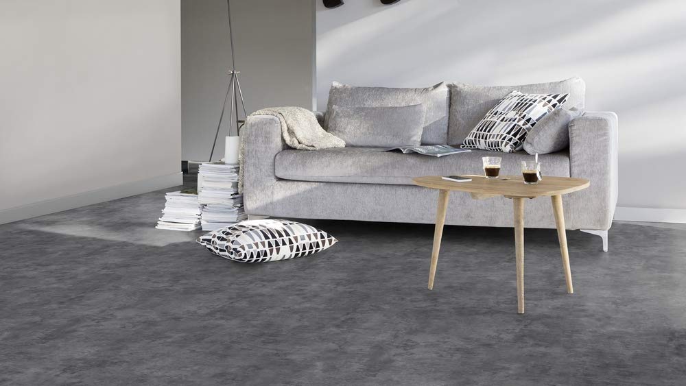 MadeInNature Suelo de PVC/Alfombra de interior/suelo de vinilo antideslizante/Pequeñas y Grandes Dimensiones. (Madras Silver, 2 x 5 m)