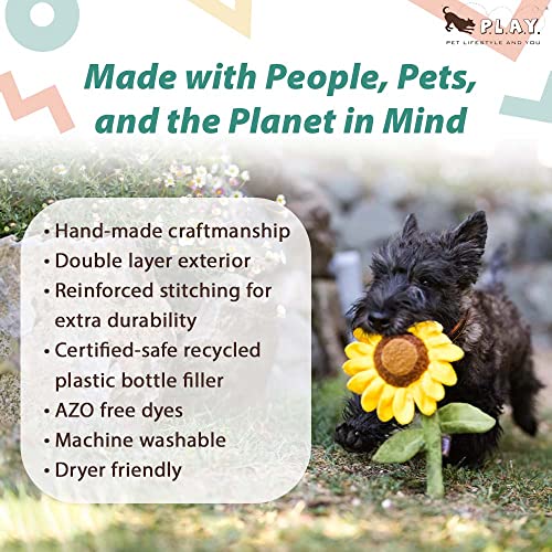 PLAY Blooming Buddies Collection Sassy Sunflower Dog Toy