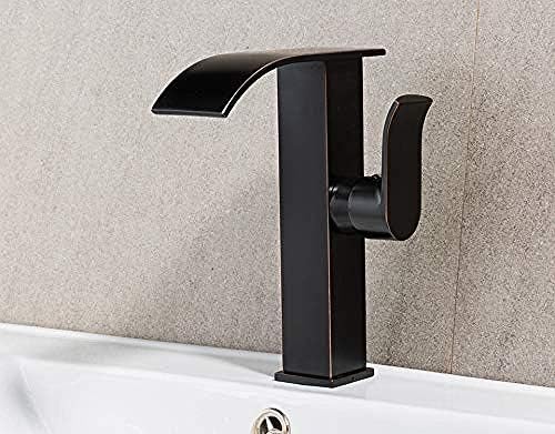 Robinet de salle de bain cascade mitigeur lavabo eau chaude et froide