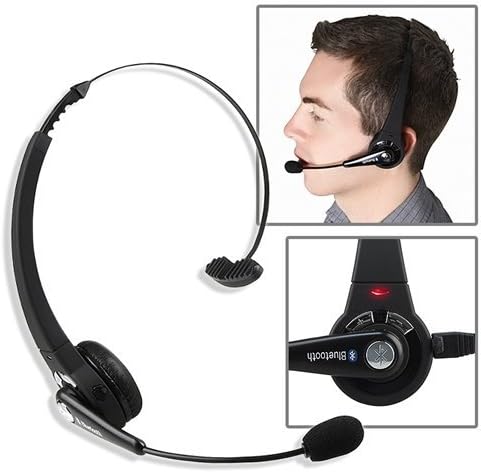 Ebest - Wireless Bluetooth Headset for Sony PS3, Computer, and Cell Phone, Black---Bluetooth Certified