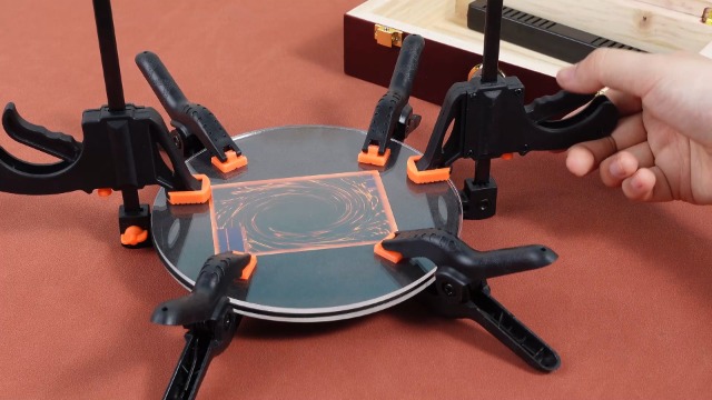 Kit - Complete Set With Humidor, Plates & Clamps For Card Repair Trading Card  Flattening