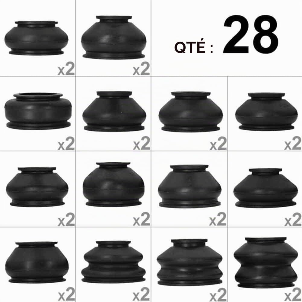 Oniissy Lot de 28 housses anti-poussière pour joints à rotule de direction