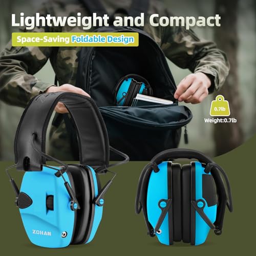 Image of ZOHAN EM054 Electronic Shooting Ear Protection