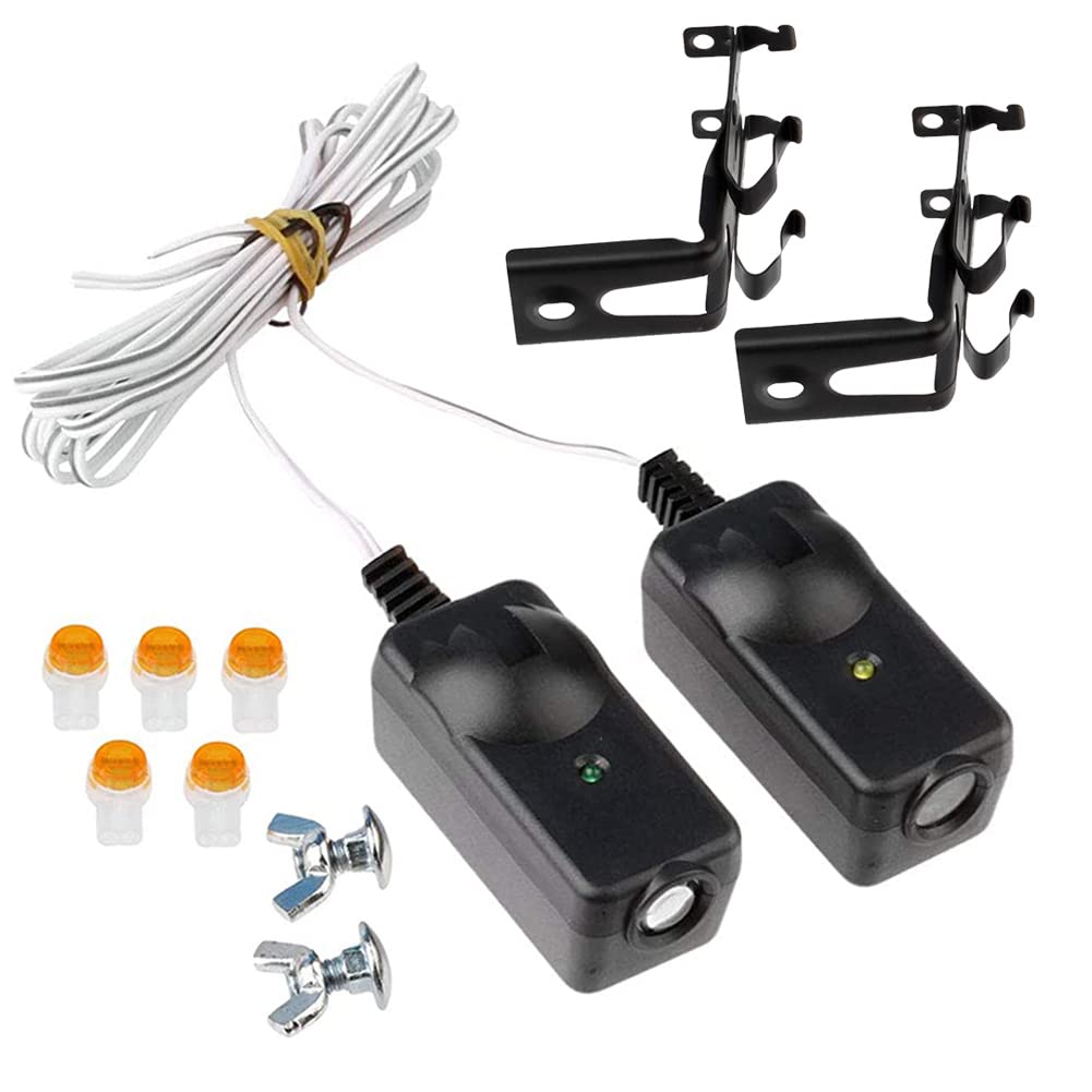 41A5034 G801CBP Universal Garage Door Sensors Kit with 2 mounting Brackets Replacement Saftey