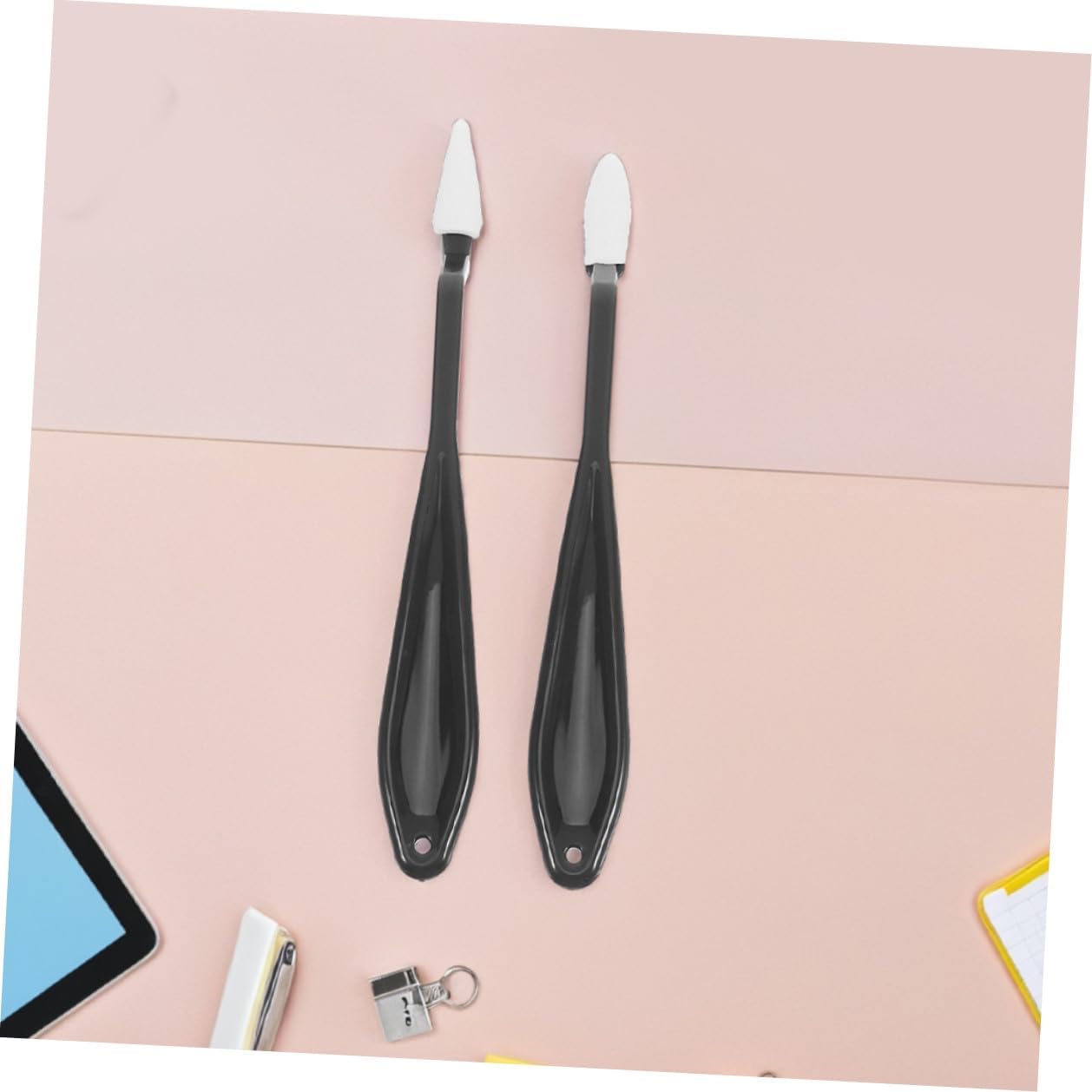 OHPHCALL Blending Stumps Set with Replacement Tips, Black Paper Art Sketch Eraser Brush for Students, Highlight Detail Drawing Blenders for Fine Art and Sketching