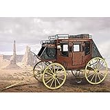 Artesanía Latina - Maqueta en Madera - Diligencia del Oeste Americano, Stagecoach 1848 - Modelo 20340, Escala 1:10 - Maquetas para Montar - Nivel Avanzado