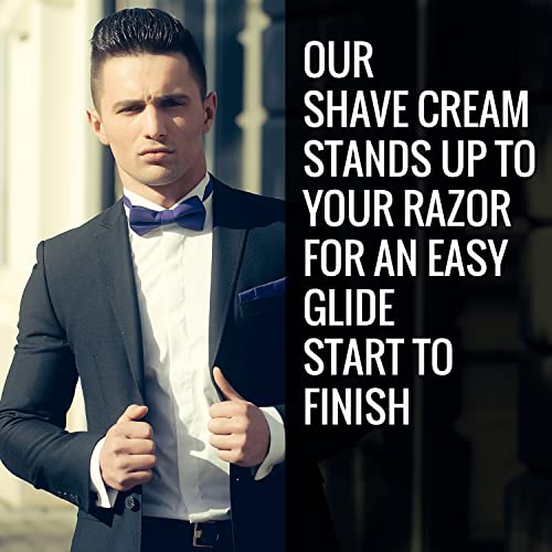 Truman's Gentlemen's Groomers Men's Shave Cream For The Ultimate Smooth Close Shave - Eliminates Razor Burn, Clogged Pores & Breakouts, 5 Oz #TOP4