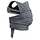 Boppy Comfyfit Evolution Babytrage, einfach zu tragen und verstellbar, ergonomische Babytrage für Mamas Vorderseite mit Kopf- und Nackenstütze, breite geknotete Gurte, verstellbare Armlöcher