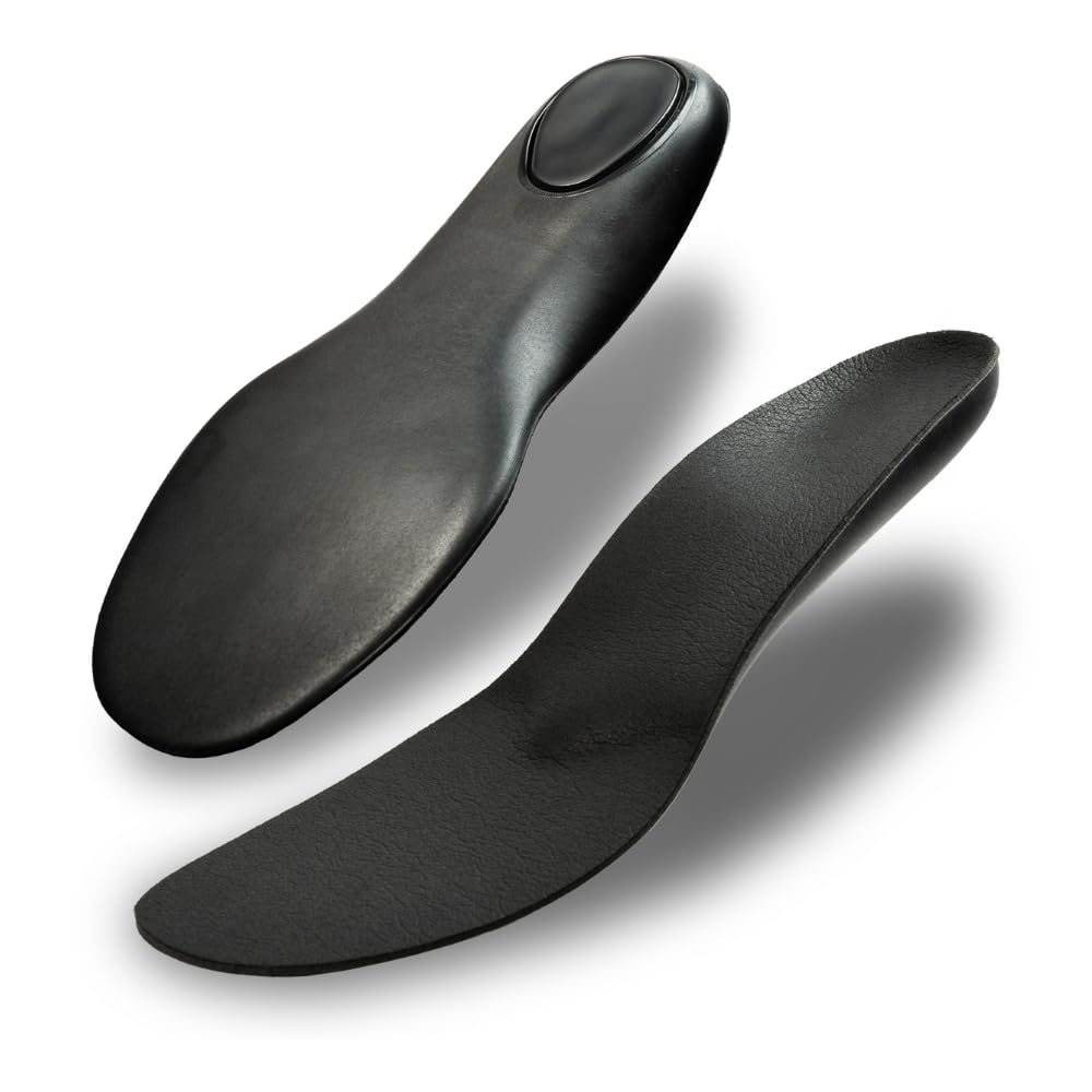 Orthopädische GEL Einlegesohle für Herren & Damen | Anpassbar | Schuheinlagen | Einlagen dünn mit Fersenpolster aus Gel | Geleinlagen bei Fersensporn, Plantarfasziitis, Rückenschmerzen