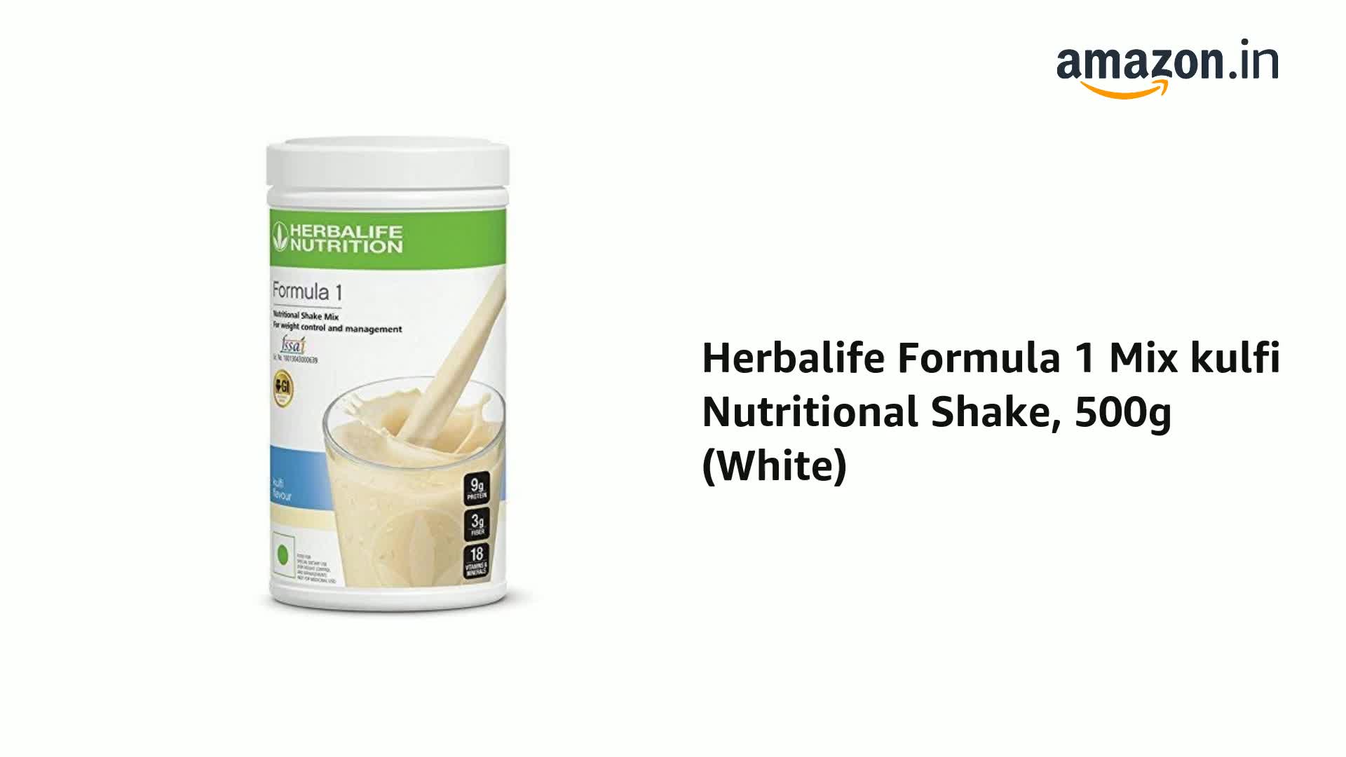 Shake Nutritionnel Herbalife Formula 1 - Saveur Mangue Kulfi, 1000 G - Repas Healthy, Neuf