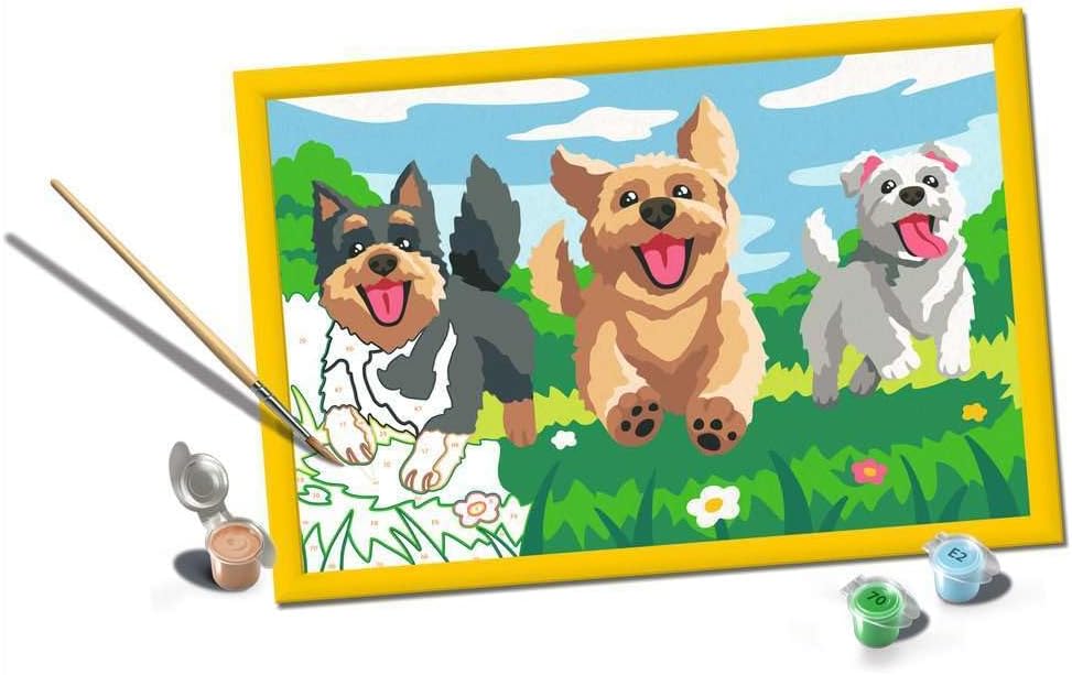 CreArt, Painting by Numbers Children - Paw Friends