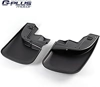 Vista 4 de G-PLUS Guardabarros moldeados resistentes compatibles con Toyota Tacoma 2005-2015, guardabarros protectores contra salpicaduras 2 piezas