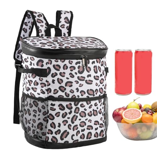 Mochila aislada de picnic | Mochila de tela Oxford aislada, mochila ergonómica para camping, bolsa de almuerzo portátil con asa para viajes, playa