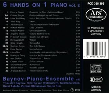 Amazon.co.jp: 6 Hands On 1 Piano Vol.2 : Baynov-Piano