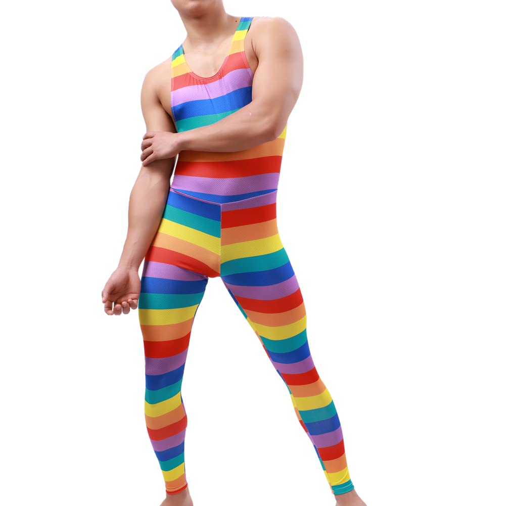 Body da uomo con bretelle, da wrestling o come costume da bagno Sotto maglie sportive