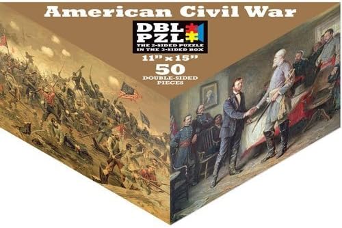 American Civil War DBL PZL 50 Pc Double Sided Jigsaw Puzzle
