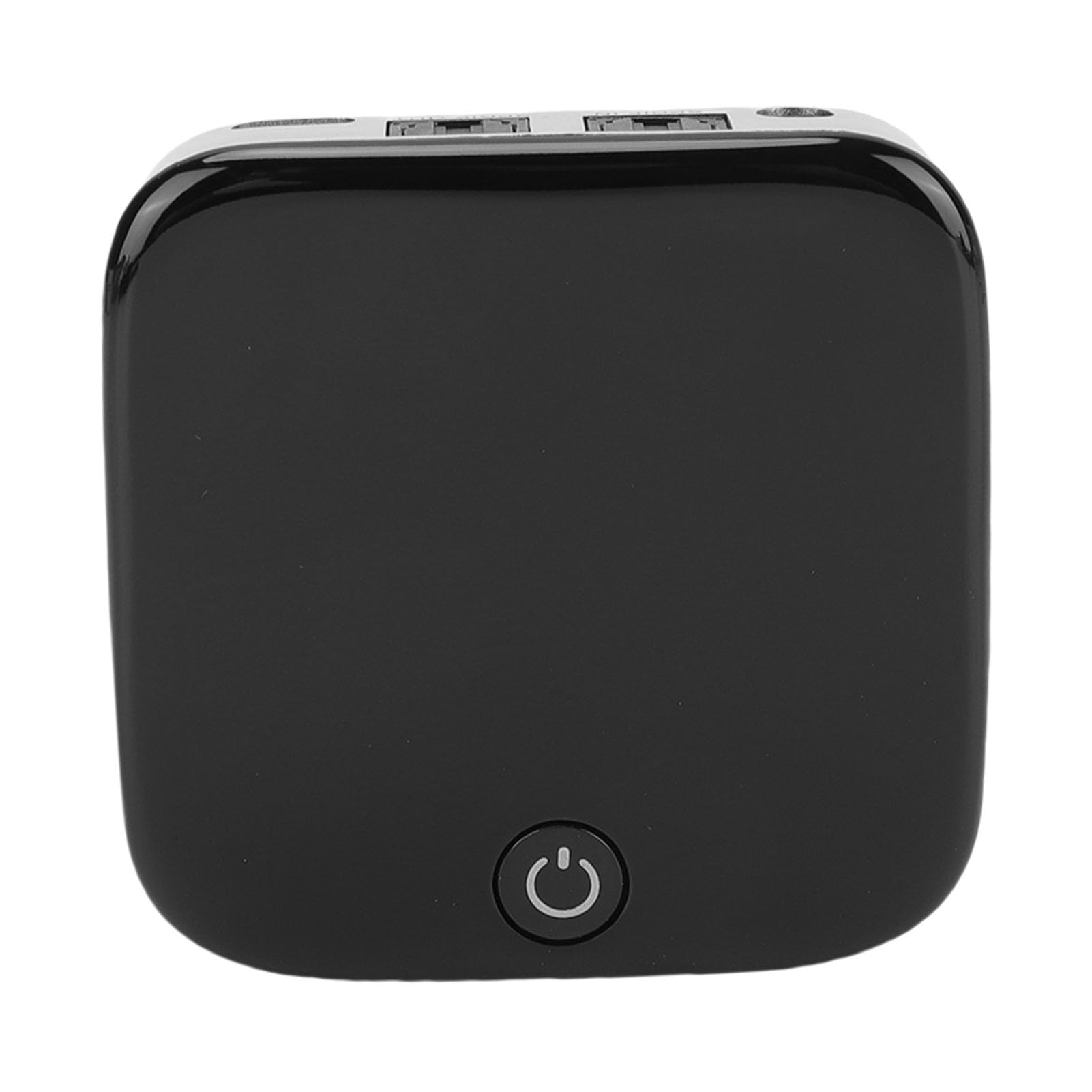 Tangxi Flugzeug-Bluetooth-Adapter, 5.0-Sender-Empfänger mit 2-poligem Flugzeug-Adapterstecker, Unterstützt 2 Kopfhörer, Optischer 3,5-mm-AUX-Eingang für TV, Flug, Fitnessstudio,