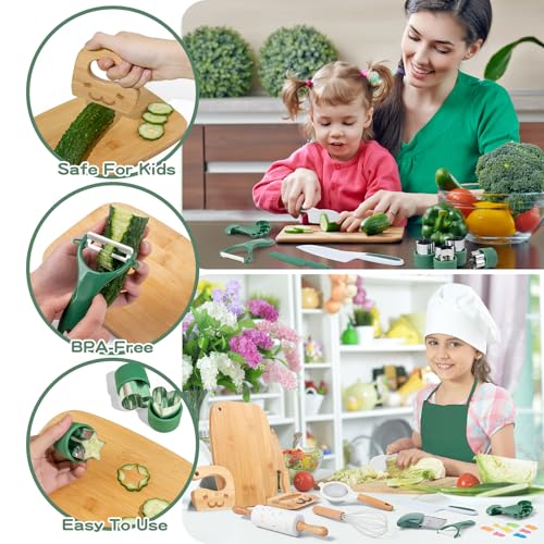 20 Pcs Kids Safe Knife Set for Real Cookin - image 4