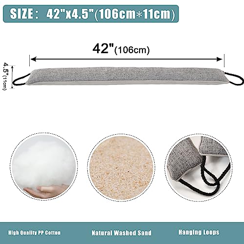 Marwood Under Door Draught Excluder 106cm Wind Stopper for Door & Window - Image 2
