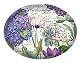 Michel Design Works Glass Soap Dish, Hydrangea