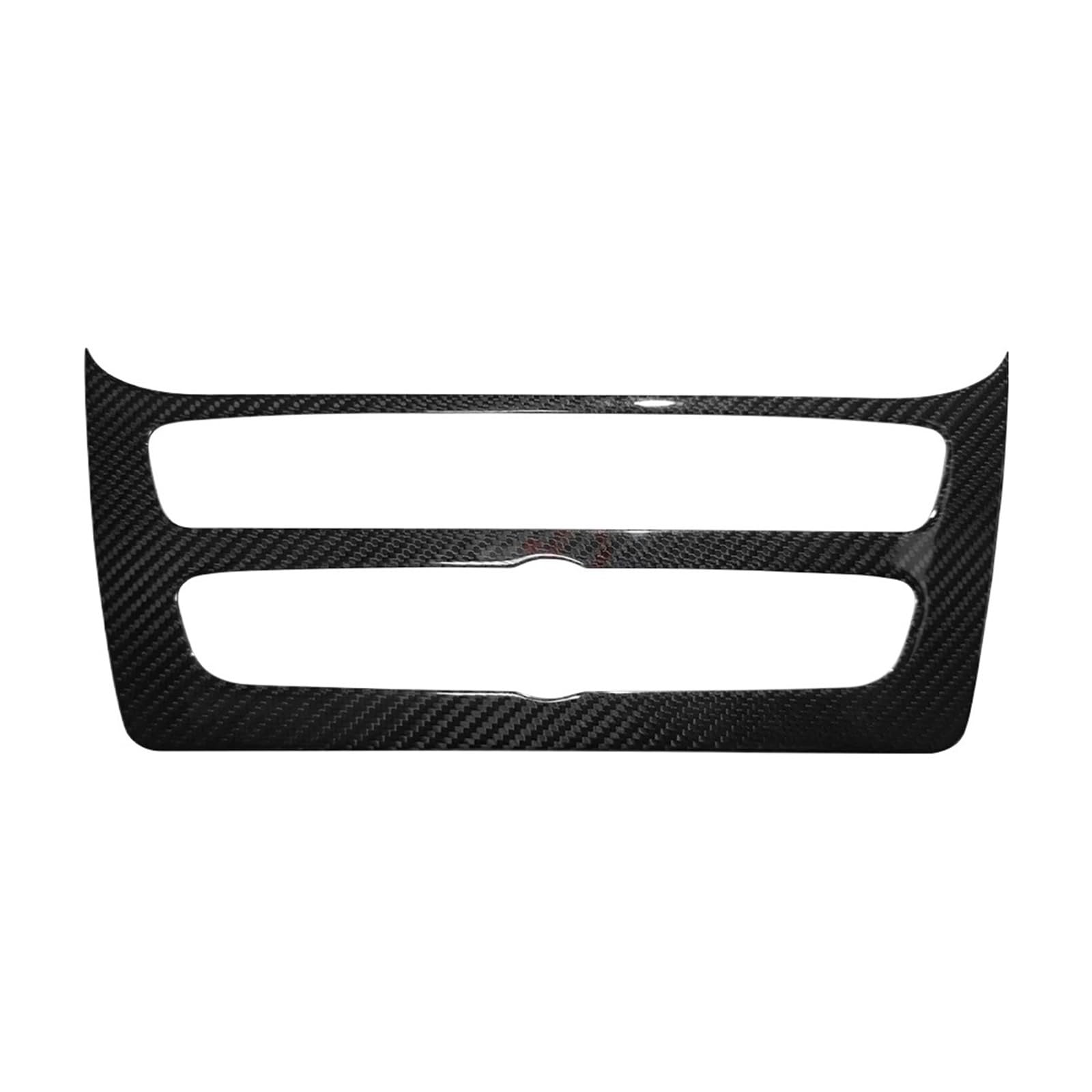 QBKGMEWCA Car Central Control Mode Frame Air Conditioning Vents Compatible for Benz G Class W464 G500 G63 2019-2025 Carbon Fiber Interior Accessories(Black)