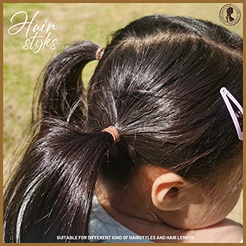 Teenitor Elastic Hair Bands, Elastics For Hair, Hair Elastics, Rubber Bands For Hair, Small Hair Ties, 2000Pcs, Light Brown #TOP5