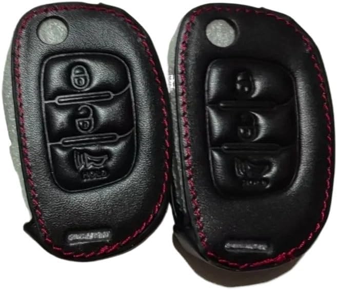 (3+12pcs ) 3 Buttons Full Cover Car Remote Fob Key Case Keychain Compatible with Hyundai