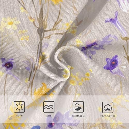 KLL Colorful Wildflowers Pattern Baby Boys Soft Underwear Cute Children Undies3