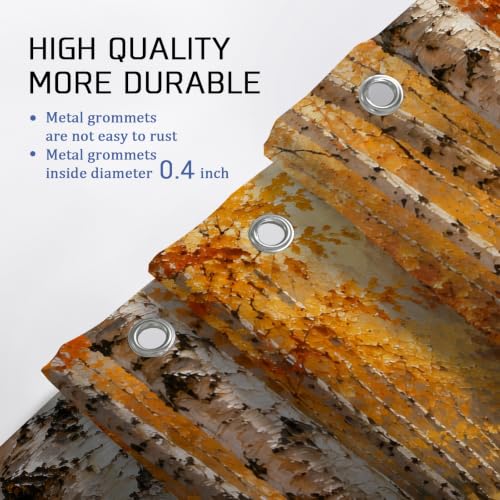 Rideau de douche extra long tissu imperméable Pathway pour douche haute - 5