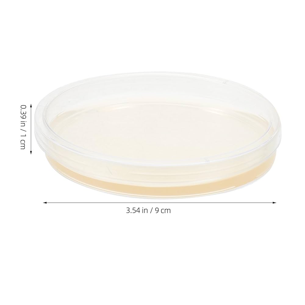 Agar Powder Hemobllo Agar Plates, Nutrient Agar Plate, Flat Sheet Glass Petri Dishes With Lids, Scientific Glassware Agar Jelly Petri Dish Agar Plates, Prepoured Agar Plates Prepoured Petri Plates Cell Tool 10pcs